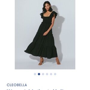 Cleobella Marilyn Black Maxi Dress (M)